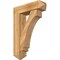Ekena Millwork Imperial Arts and Crafts Rough Sawn Bracket w/ Offset Brace, Western Red Cedar, 8"W x 28"D x 40"H BKT0806X28X40IMP03RWR - alternate 1